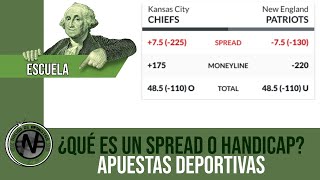 ¿Qué es un SPREAD o HANDICAP ¿Cómo funciona  Nación de Apuestas [upl. by Aslin]