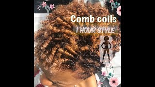 Try this Comb Coiled Protective Style ASAP 2MuchHair [upl. by Hank]