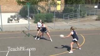 Netball Drill  Shooting  Free for Ball  The Lunge [upl. by Debbra]