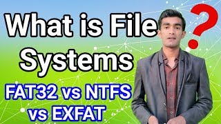 What is File System FAT32 vs NTFS vs EXFAT Explained in hindi [upl. by Koffman827]