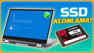 Mavi Ekran Veren Laptopa SSD Klonlama Tek Tıkla Yeni PCye Windows Taşı [upl. by Salter]