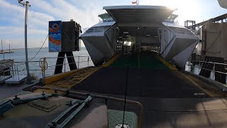 6x6 Land rover  Queenscliff ferry crossing clip [upl. by Ahcropal279]