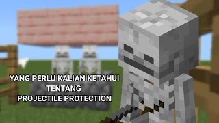 TONTON TESTIMONI INI SEBELUM PAKAI PROJECTILE PROTECTION DI MINECRAFT  CREATIVE TRIAL SERIES [upl. by Ibur]