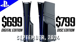 🔥NEW PS5 PRO RELEASE DATE PRICE DIGITAL amp DISC EDITION PLAYSTATION SHOWCASE SEPTEMBER 2024 [upl. by Thormora]