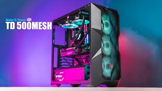 A Beautiful Airflow Case By Cooler Master  MasterBox TD500 MESH Review [upl. by Thanasi790]