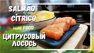 SALMÃO CÍTRICO  ЦИТРУСОВЫЙ ЛОСОСЬ  ASMR MINIATURE COOKING MINI FOOD [upl. by Taddeusz]