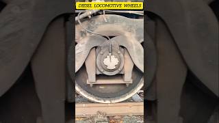 Diesel Locomotive Wheels Action 🔥 indianrailways train wheels virals shorts trending video [upl. by Reld]