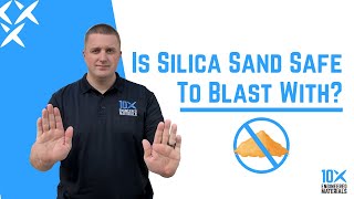 Is Silica Sand Safe To Blast With blastersafety silicasand silicasandsafety [upl. by Humpage]