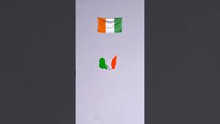 Ireland flag colours🎨 satisfying asmr colormixing [upl. by Nakada270]