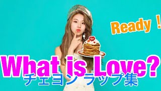 TWICE quotWhat is Lovequot チェヨンラップ集 [upl. by Cavill]