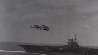 World War II combat footage  sinking of the Bismarck [upl. by Lenahs873]