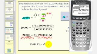 The Installment Loan Formula Determining Remaining Balance [upl. by Bostow]