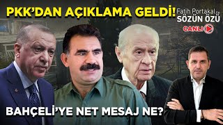 PKK’DAN AÇIKLAMA GELDİ BAHÇELİ’YE NET MESAJ NE [upl. by Peedsaj131]