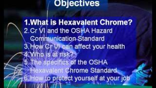 OSHA Training  Hexavalent Chromium Safety DEMO [upl. by Fauver]