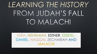 Learning The History From The Fall Of Judah To Malachi  Gods Love Story  Lesson 23 [upl. by Leiuqese287]