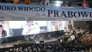 HEB0HSPANDUK JOKOWIDODO PLIH PRABOWO DI KAMPANYE PKS SEMARANGPILPRES 2019SANDIAGA MARUF AMIN [upl. by Fabri637]