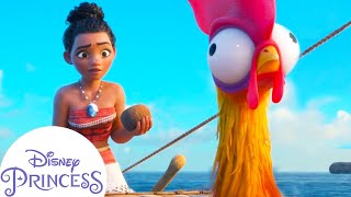 Moana amp HeiHeis Ocean Adventure  Kids Cartoon  Disney Princess [upl. by Ilrahs167]