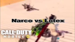 Narco VS Lotex  Call of Duty Mobile Battle Royale [upl. by Darce]