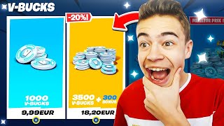 OBTENIR des VBUCKS BEAUCOUP MOINS CHER sur FORTNITE  🤫 [upl. by Bent87]