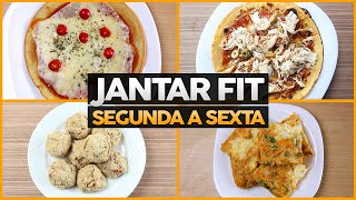 5 IDEIAS DE JANTAR SAUDÁVEL E FÁCIL PARA A SEMANA Rápidas e Fáceis [upl. by Aieka]