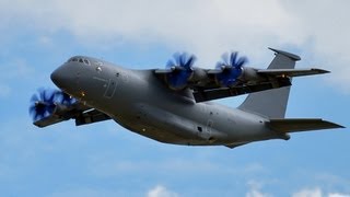 Antonov An70 at the 2013 Paris Airshow [upl. by Bartko353]