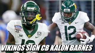 Vikings Sign Speedy CB Kalon Barnes Off Dolphins Practice Squad [upl. by Fusco]