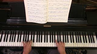 JS BACH Courante from Partita No 4 BWV 828  Cory Hall pianist [upl. by Daisy]