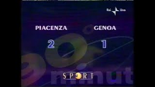 SERIE B 20002001 PIACENZA  GENOA 21 [upl. by Morrie]