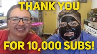 CHARCOAL FACE MASK GONE WRONG 10000 SUBS EDITION [upl. by Hafeetal]