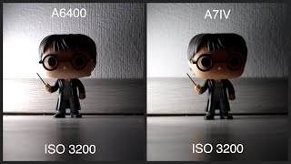 Sony A6400 vs A7IV ISO Performance Test in darkness  APSC vs Full Frame [upl. by Anoirtac709]