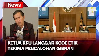 DKPP Vonis Ketua KPU Kuasa Hukum TPDI Penetapan Gibran Melanggar Etika  Breaking News 0502 [upl. by Peery]