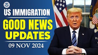 US immigration Changes  Immigration Good News Updates  09 November 2024  USCIS  Green Card [upl. by Balliett]