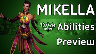 Dawngate Mikella Abilities Preview [upl. by Nennahs164]