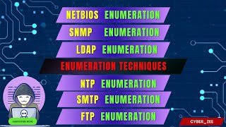 Lecture 12 Enumeration Techniques  NETBIOS  SNMP  LDAP  NTP  SMTP  FTP [upl. by Nishi]