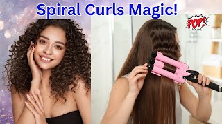 Unlocking the Magic of Spiral Curls Natural vs Styled [upl. by Romulus]