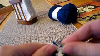 knitting fairisle with two hands [upl. by Studdard356]