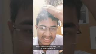 JEE ADVANCED MOST UNDERRATED PHYSICS TEACHER PHYSICS SIDDHANT PW PHYSICS WALLAH [upl. by Awe704]