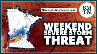 Multiple chances for severe storms SaturdayMonday in Minnesota [upl. by Robby979]