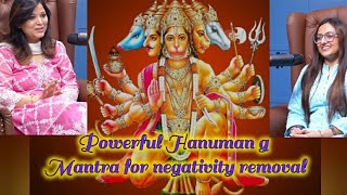 Hanuman Mantra for negativity removal ASTROLOGY PART4 with ADITI DUA podcasts video hanumanji [upl. by Oluas837]