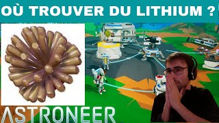 ASTRONEER  EMPLACEMENT  LOCALISATION  COMMENT  OÙ TROUVER DU LITHIUM [upl. by Melita593]