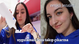 LENS KULLANIMIYLA ALAKALI HER ŞEY  Nasıl takıp çıkarıyorum Ttd Eye Renkli Lens Deniyoruzz [upl. by Lynette953]