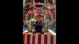 AKRAM MAIN DRUM BERPUSING MACAM DEKAT CIRCUS Floor 88  Chikadun drum cam by Akram Kadir [upl. by Renelle172]