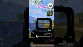 Quick 1vs4 Pubg Mobile 34 Update ☠️☠️ [upl. by Weinhardt]