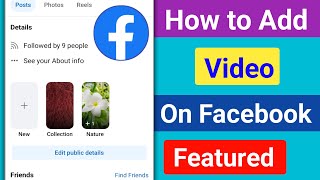 How to Add Videos On Facebook Featured  How to Put Videos On Your Featured In Facebook [upl. by Granny]