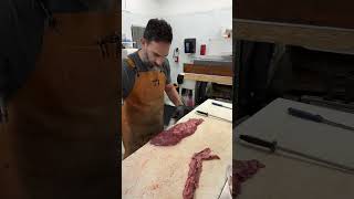 Mesmerizing Beef Tenderloin Prep The Silver Fox Butchers Timelapse Mastery [upl. by Okorih58]