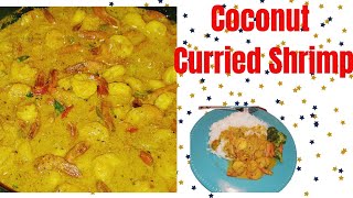 Coconut Curried Shrimp Jamaica style shrimp curried Jamaica [upl. by Sileray989]