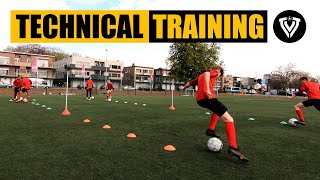 Technical Football Training  Compilation  Football  Soccer Exercises [upl. by Negam]