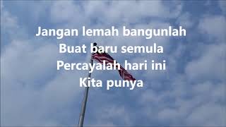 SAYANGI MALAYSIAKU lyrics video [upl. by Qahsi]