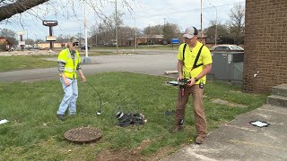 Daylight Town Creek Drone Underground Inspection Newsbreak [upl. by Ojaras]