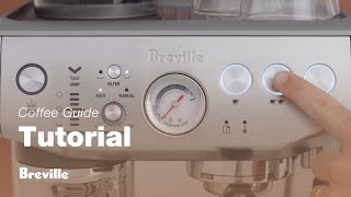 The Barista Express® Impress  Adjusting your espresso shot volume and temperature  Breville USA [upl. by Phyllida702]